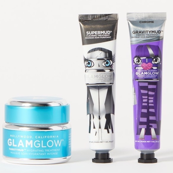 NEW GLAMGLOW Thirstymud Supermud Gravitymud Set - Picture 4 of 8